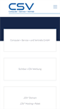 Mobile Screenshot of csv-wittenberg.de